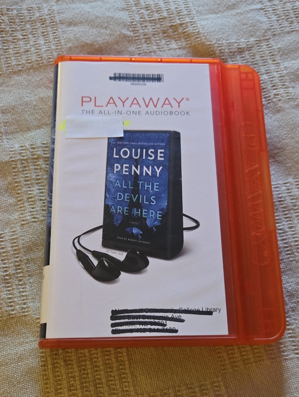 Playaway Audiobook - All The Devils Are Here